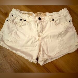 Lucky Brand ~ Girls White Denim Riley Short ~ Size 12